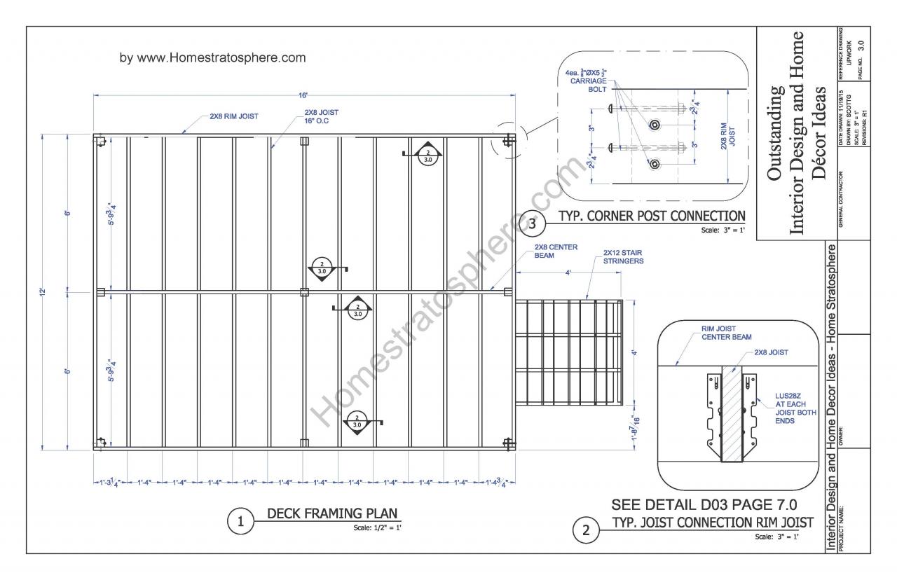 Deck plan 16 blueprint pdf plans framing 12x16 layout wood building floating stairs patio design homestratosphere designs document ideas interior Deck plan 16 blueprint pdf plans framing 12x16 layout wood building floating stairs patio design homestratosphere designs document ideas interior