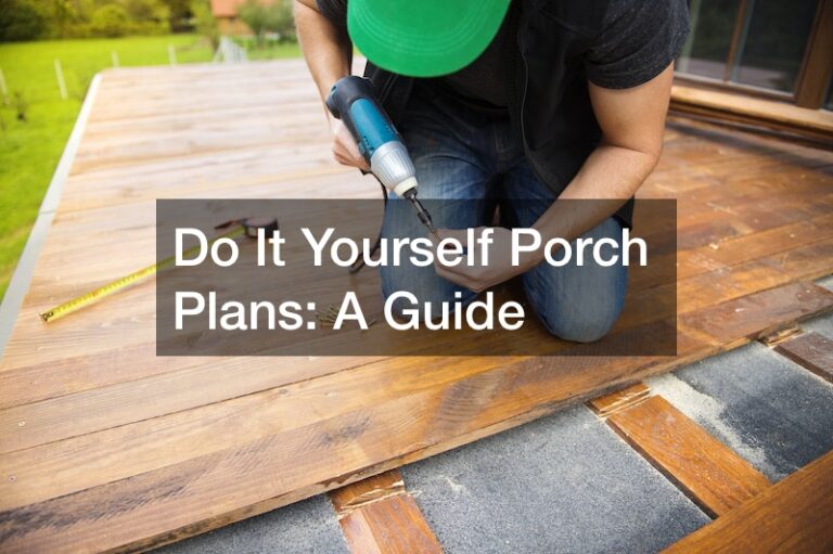 Diy porch plans