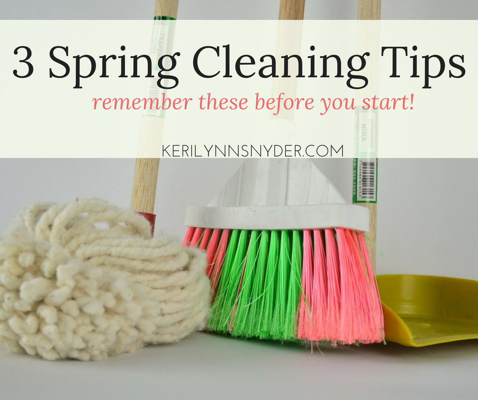 Spring cleaning tips
