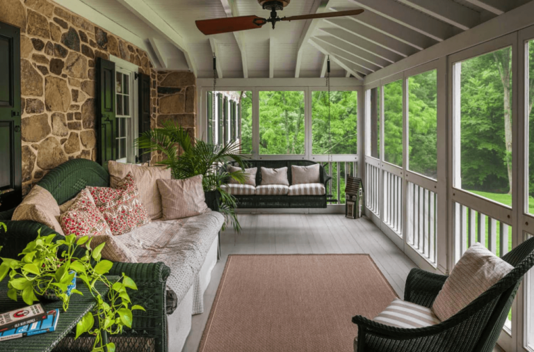 Screen porch design
