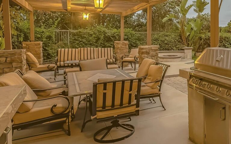 Pergola seating ideas