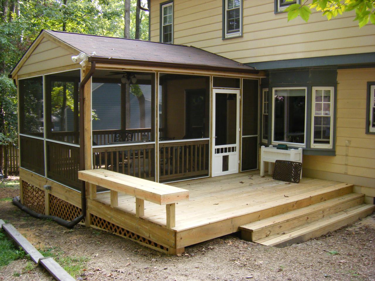 Porches porch welcoming Porch decking ideas