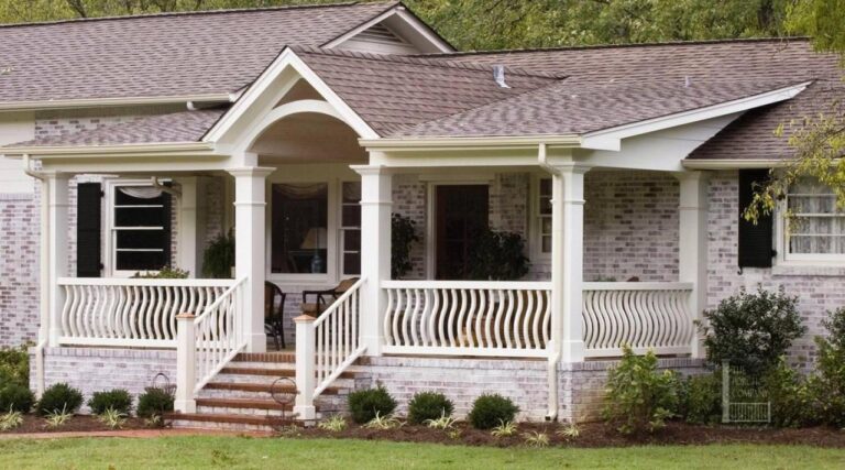 Porch roof ranch front style designs homes ideas gable house shed design stylish hip choosing right open side styles porches