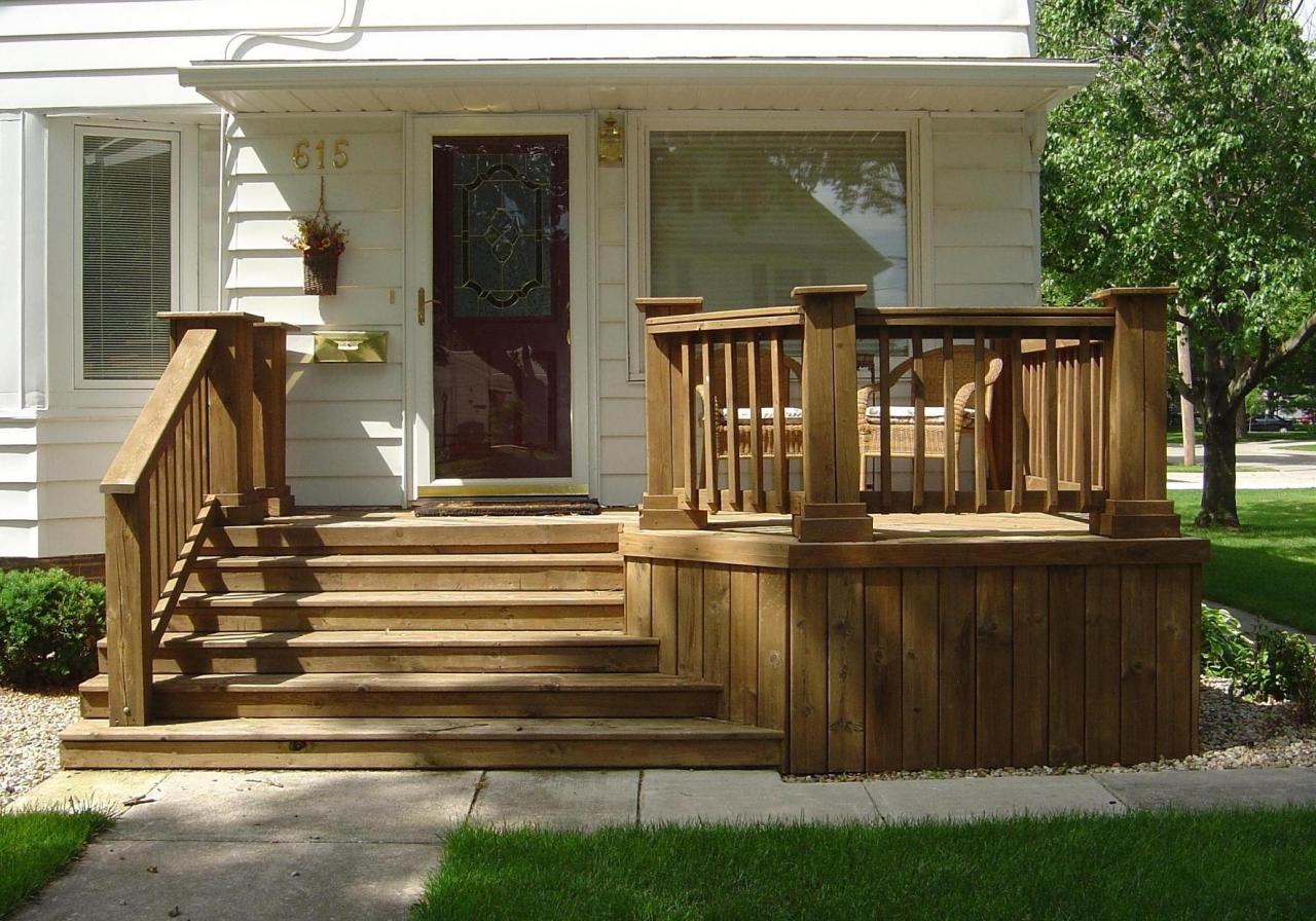 Wood porch plans